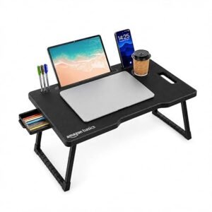 Amazon Basics Engineered Wood Foldable Laptop Table