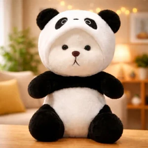 ValoraStore Cute Panda Teddy Bear Soft Toy